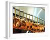 Copper Pans in a Large Kitchen-null-Framed Photographic Print