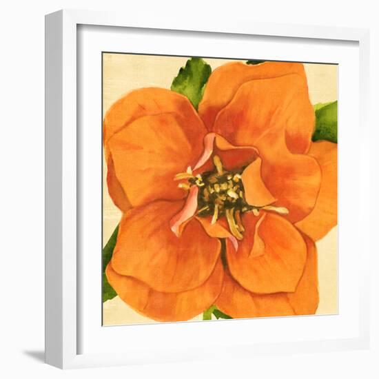 Copper Petals I-Annie Warren-Framed Art Print