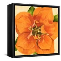 Copper Petals I-Annie Warren-Framed Stretched Canvas