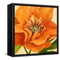Copper Petals II-Annie Warren-Framed Stretched Canvas