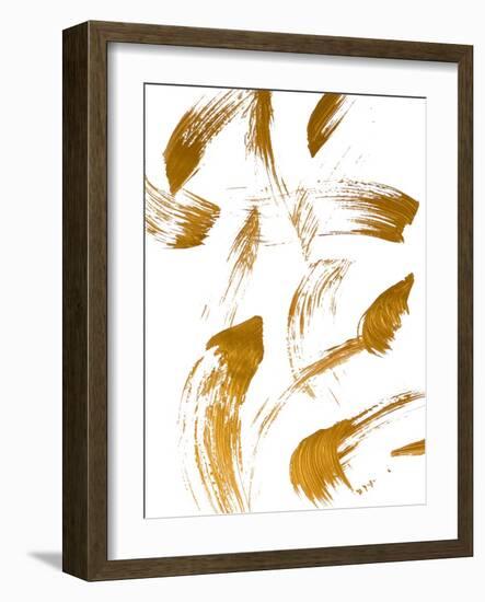 Copper Strokes I-Susan Bryant-Framed Art Print