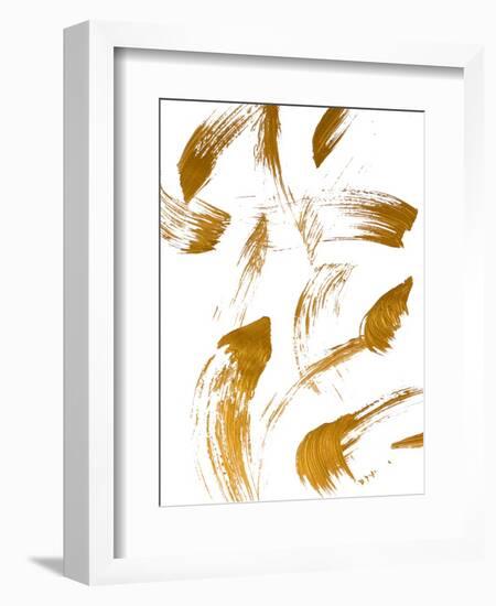 Copper Strokes I-Susan Bryant-Framed Art Print