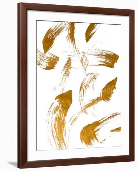 Copper Strokes I-Susan Bryant-Framed Art Print
