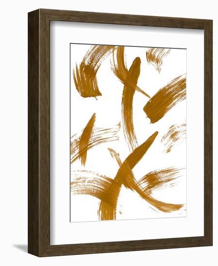 Copper Strokes II-Susan Bryant-Framed Art Print