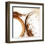 Copper Swirls 2-Kimberly Allen-Framed Art Print