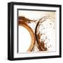 Copper Swirls 2-Kimberly Allen-Framed Art Print