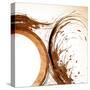 Copper Swirls 2-Kimberly Allen-Stretched Canvas