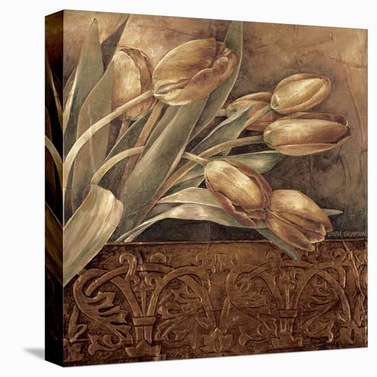 'Copper Tulips II' Stretched Canvas Print - Linda Thompson | AllPosters.com