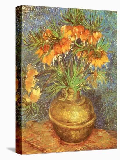 Copper Vase with Flowers, 1887-Vincent van Gogh-Stretched Canvas