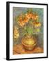 Copper Vase with Flowers, 1887-Vincent van Gogh-Framed Giclee Print