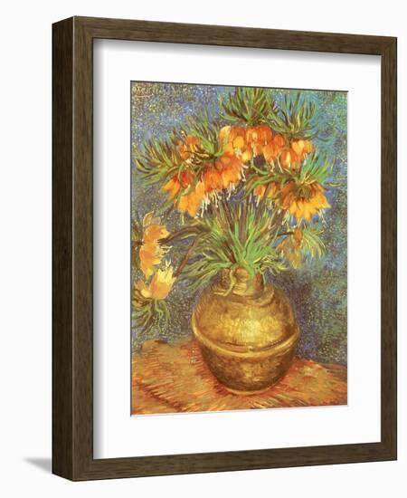 Copper Vase with Flowers, 1887-Vincent van Gogh-Framed Giclee Print