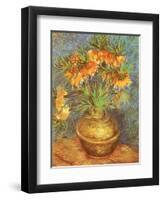 Copper Vase with Flowers, 1887-Vincent van Gogh-Framed Giclee Print