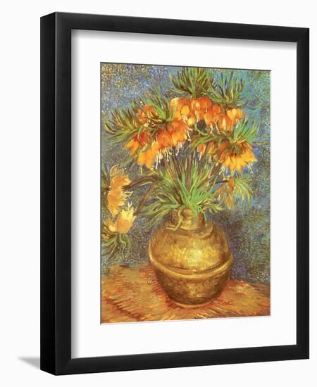 Copper Vase with Flowers, 1887-Vincent van Gogh-Framed Giclee Print