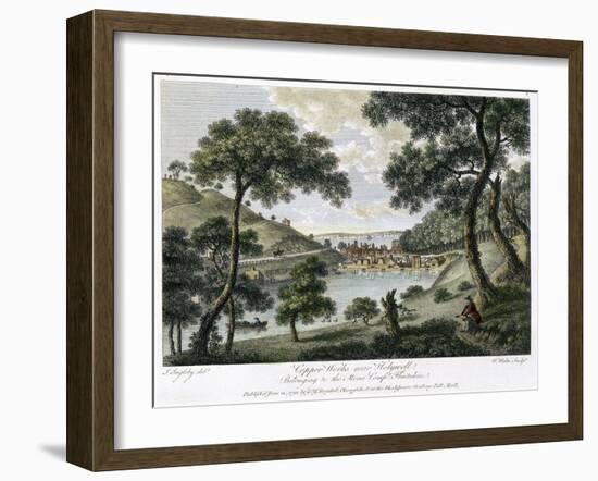 Copperworks Near Holywell, Flintshire, Wales Owned by the Mona Company, 1792-William Watts-Framed Giclee Print