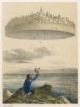 Gulliver's Little House is Carried Away by an Eagle-Coppin-Mounted Art Print
