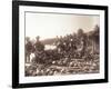 Copra (Coconut) and Fei(Banana) Harvesting. Tahiti, Late 1800S-Charles Gustave Spitz-Framed Photographic Print