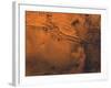 Coprates Region of Mars-Stocktrek Images-Framed Photographic Print