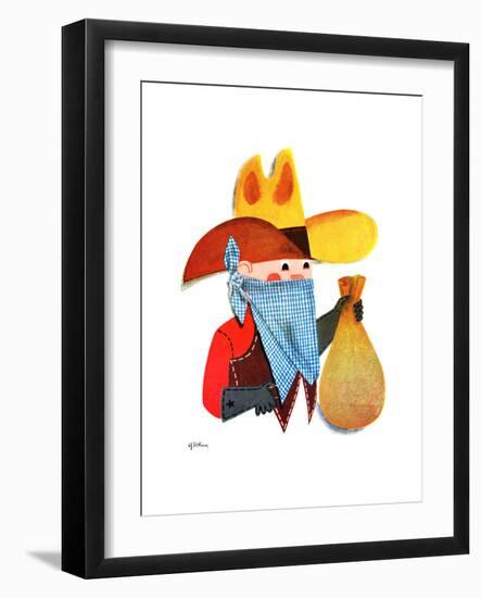 Cops and Robbers - Jack & Jill-George Fithian-Framed Premium Giclee Print