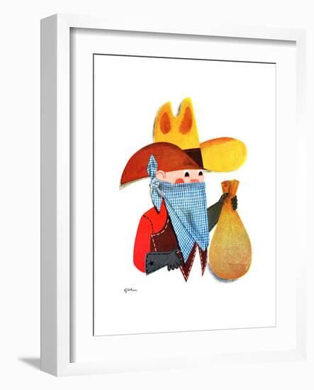 Cops and Robbers - Jack & Jill-George Fithian-Framed Premium Giclee Print