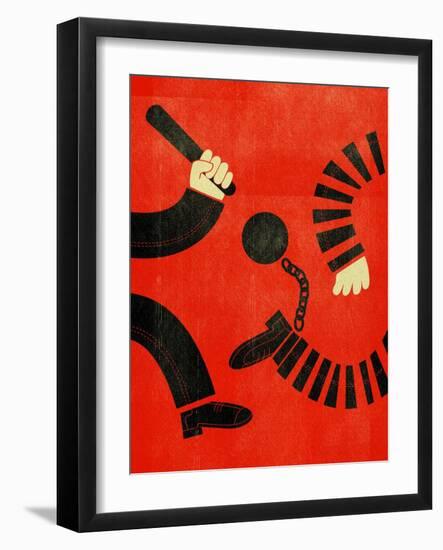 Cops-Dale Edwin Murray-Framed Giclee Print