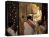 Coptic Christian Christmas Service, Church of St. Barbara, Old Cairo, Egypt, North Africa, Africa-Upperhall Ltd-Stretched Canvas