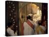 Coptic Christian Christmas Service, Church of St. Barbara, Old Cairo, Egypt, North Africa, Africa-Upperhall Ltd-Stretched Canvas