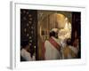 Coptic Christian Christmas Service, Church of St. Barbara, Old Cairo, Egypt, North Africa, Africa-Upperhall Ltd-Framed Photographic Print