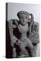 Coptic statuette of Orpheus with a lyre, 3rd century. Artist: Unknown-Unknown-Stretched Canvas