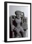 Coptic statuette of Orpheus with a lyre, 3rd century. Artist: Unknown-Unknown-Framed Giclee Print