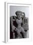 Coptic statuette of Orpheus with a lyre, 3rd century. Artist: Unknown-Unknown-Framed Giclee Print