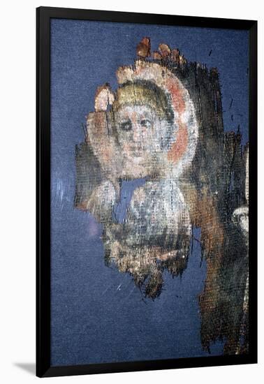 Coptic Textile Head of Christ, Painting on Linen, Egypt, 6th century-Unknown-Framed Giclee Print