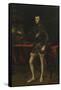 Copy after Titian's Portrait of Philip II (Oil on Canvas)-John Singer Sargent-Framed Stretched Canvas