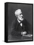 Copy from Carte de Visite of French Writer and Futurist Jules Verne-null-Framed Stretched Canvas