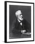 Copy from Carte de Visite of French Writer and Futurist Jules Verne-null-Framed Premium Photographic Print