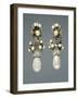 Copy Made in Forties of Pair of 19th Century Earrings-null-Framed Giclee Print