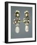 Copy Made in Forties of Pair of 19th Century Earrings-null-Framed Giclee Print