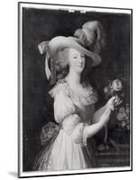 Copy of a Portrait of Marie-Antoinette after 1783-Elisabeth Louise Vigee-LeBrun-Mounted Giclee Print