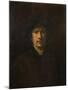 Copy of a Self Portrait, 19th Century-Rembrandt van Rijn-Mounted Giclee Print