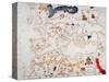 Copy of Catalan Map of Europe, North Africa and the Middle East-Abraham Cresques-Stretched Canvas