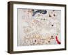 Copy of Catalan Map of Europe, North Africa and the Middle East-Abraham Cresques-Framed Giclee Print