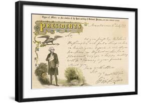 Copy of Letter Written by George Washington-null-Framed Giclee Print