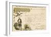 Copy of Letter Written by George Washington-null-Framed Giclee Print