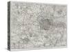 Copy of Map Showing the Toll-Gates and Principal Bars Within Six Miles of Charing-Cross-John Dower-Stretched Canvas