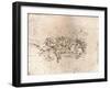 Copy of part of the cartoon of the Battle of Anghiari, c1505-c1523 (1883)-Cesare da Sesto-Framed Giclee Print