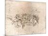 Copy of part of the cartoon of the Battle of Anghiari, c1505-c1523 (1883)-Cesare da Sesto-Mounted Giclee Print