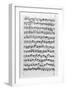 Copy of 'Partita in D Minor for Violin' by Johann Sebastian Bach-Anna Magdalena Bach-Framed Giclee Print