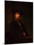 'Copy of Rembrandt's Portrait of Himself.', 1926-CM Berwick-Mounted Giclee Print