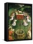 Copy of the Adoration of the Mystic Lamb, from the Ghent Altarpiece, Lower Half of Central Panel-Hubert & Jan Van Eyck-Framed Stretched Canvas