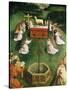 Copy of the Adoration of the Mystic Lamb, from the Ghent Altarpiece, Lower Half of Central Panel-Hubert & Jan Van Eyck-Stretched Canvas