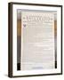 Copy of the Declaration of Independence in Free Quarker Meeting House-Richard Cummins-Framed Photographic Print
